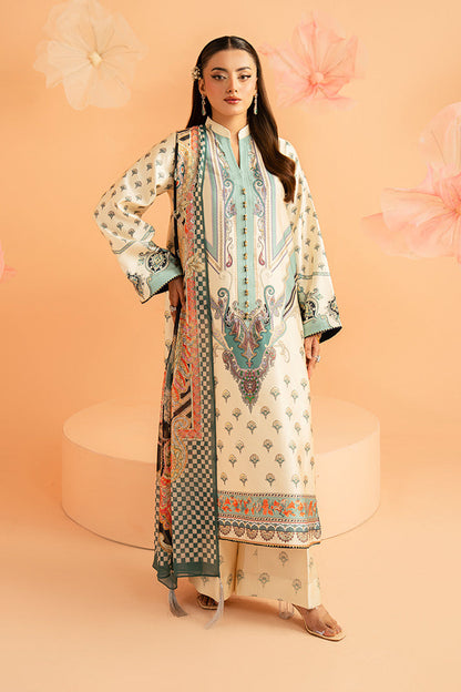 Imrozia Premium | Amelia Printed Silk | SP-150 Verdant Elan - Luxury Dress - available at Maria Faisal in UK and USA.