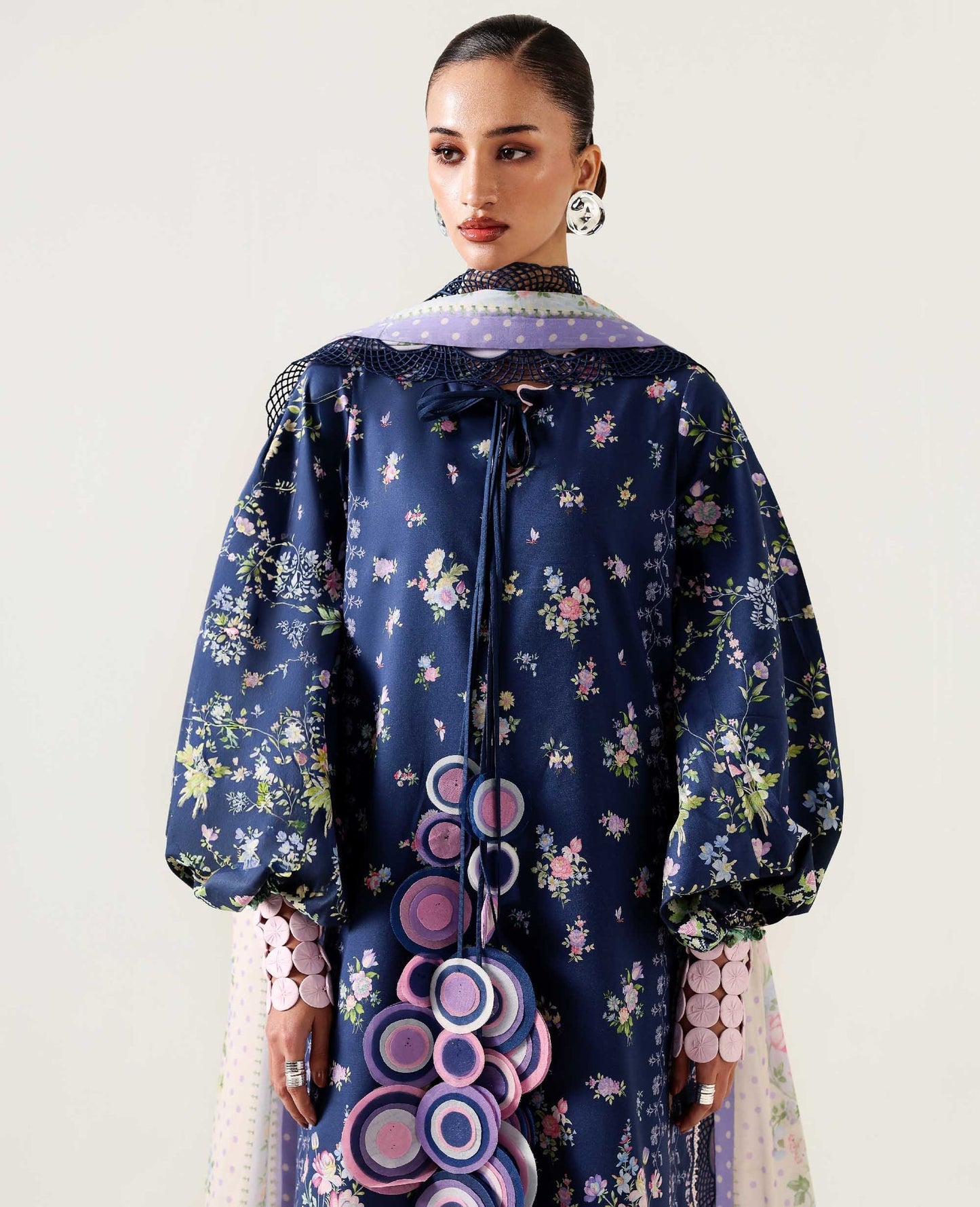 Republic Womenswear | Neoma Summer Prints 26 | Kaia - Luxury Dress - available at Maria Faisal in UK and USA.