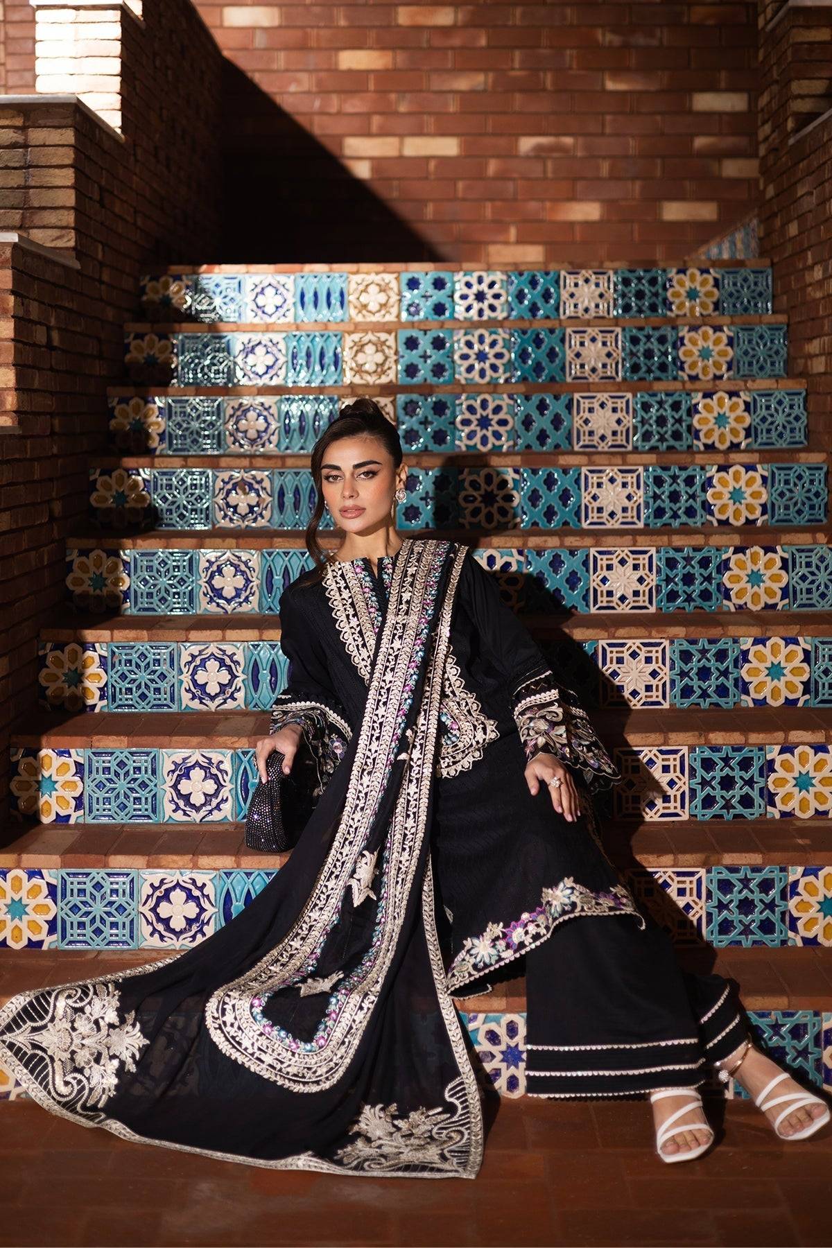 Imrozia Premium | Naya Luxury Eid Edit |SP-53 LAMIA by Maria Faisal - Registered Vendor of : Imrozia Premium - type : Ladies Clothes - 100% original wedding dresses