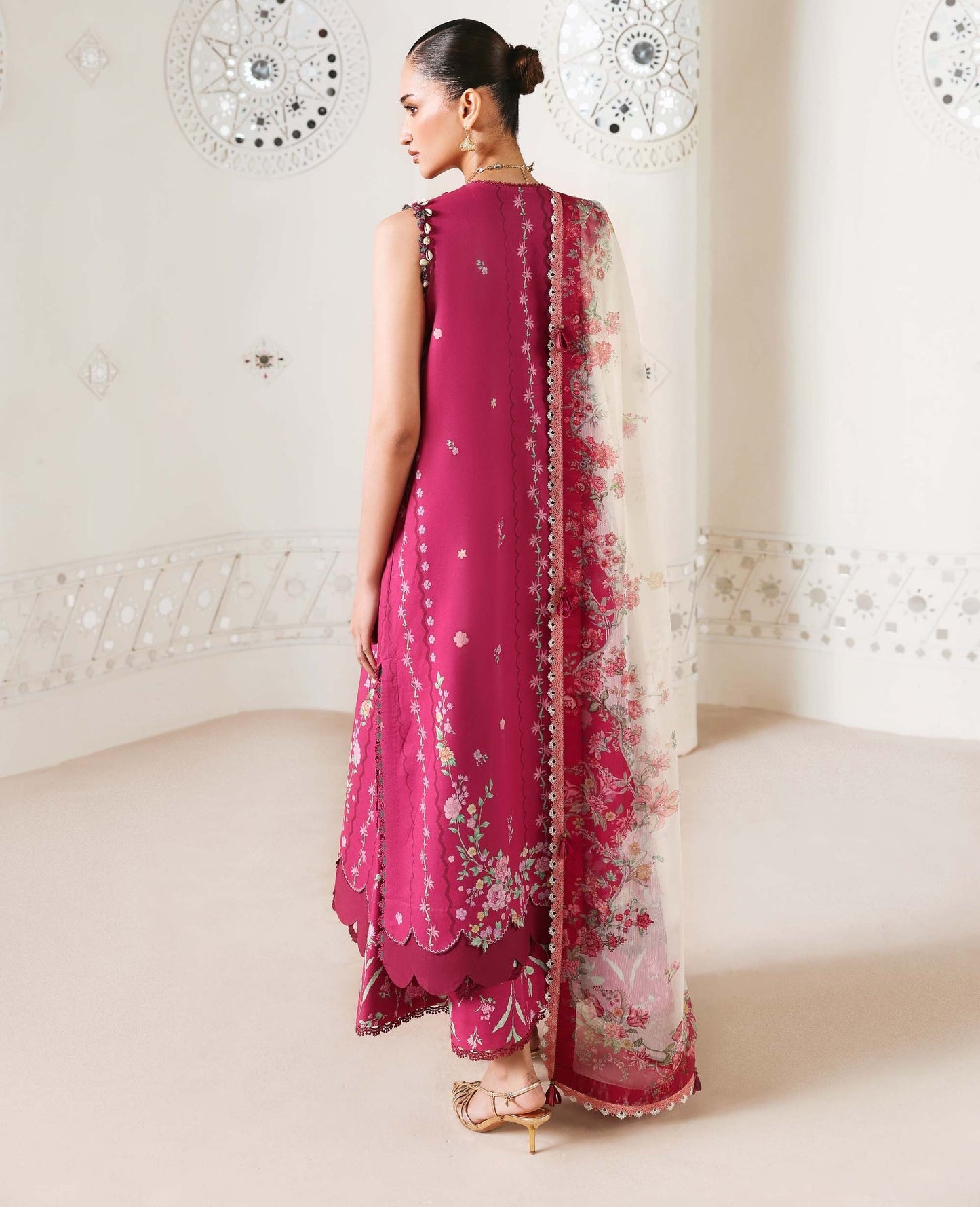 Republic Womenswear | Neoma Summer Prints 26 | Celia - Luxury Dress - available at Maria Faisal in UK and USA.