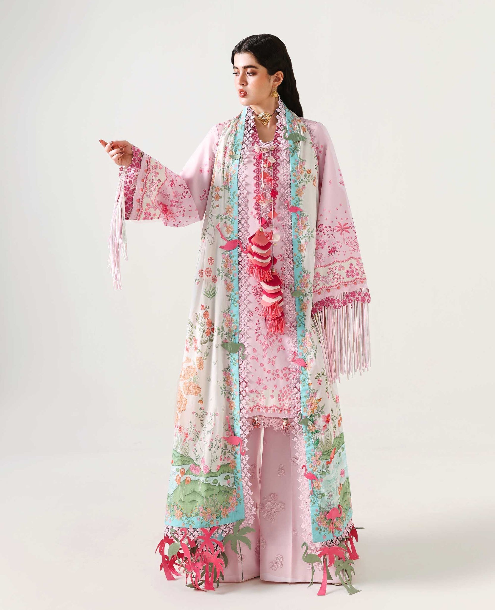 Republic Womenswear | Neoma Summer Prints 26 | Iria - Luxury Dress - available at Maria Faisal in UK and USA.