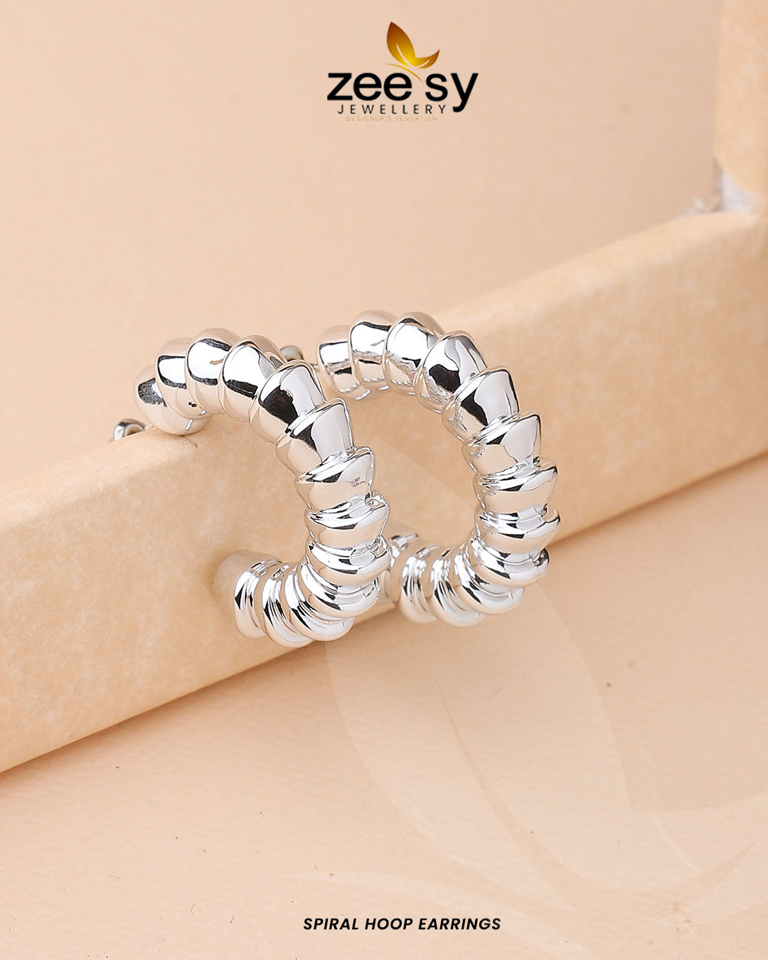 Spiral Hoop Earrings - Earrings 
