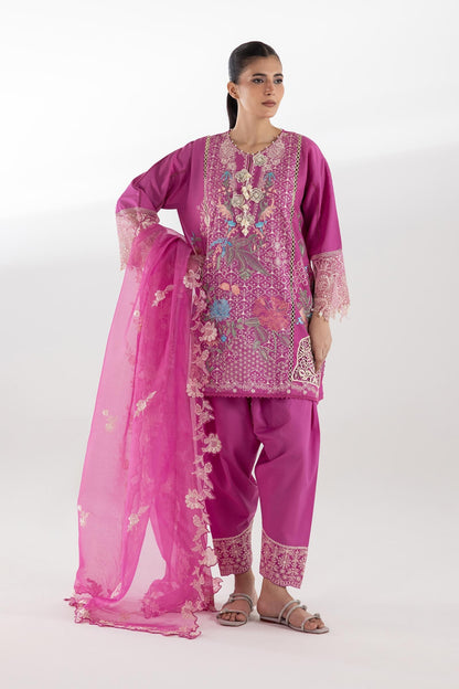 Sana Safinaz | Luxury Pret | Luxury Lawn Suit SC26LUX105AP3 - Dress - available at Maria Faisal in UK and USA.