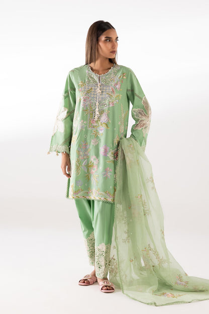Sana Safinaz | Luxury Pret | Luxury Lawn Suit SC26LUX108AP3 - Dress - available at Maria Faisal in UK and USA.