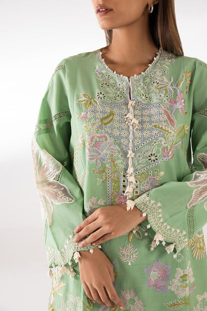 Sana Safinaz | Luxury Pret | Luxury Lawn Suit SC26LUX108AP3 - Dress - available at Maria Faisal in UK and USA.
