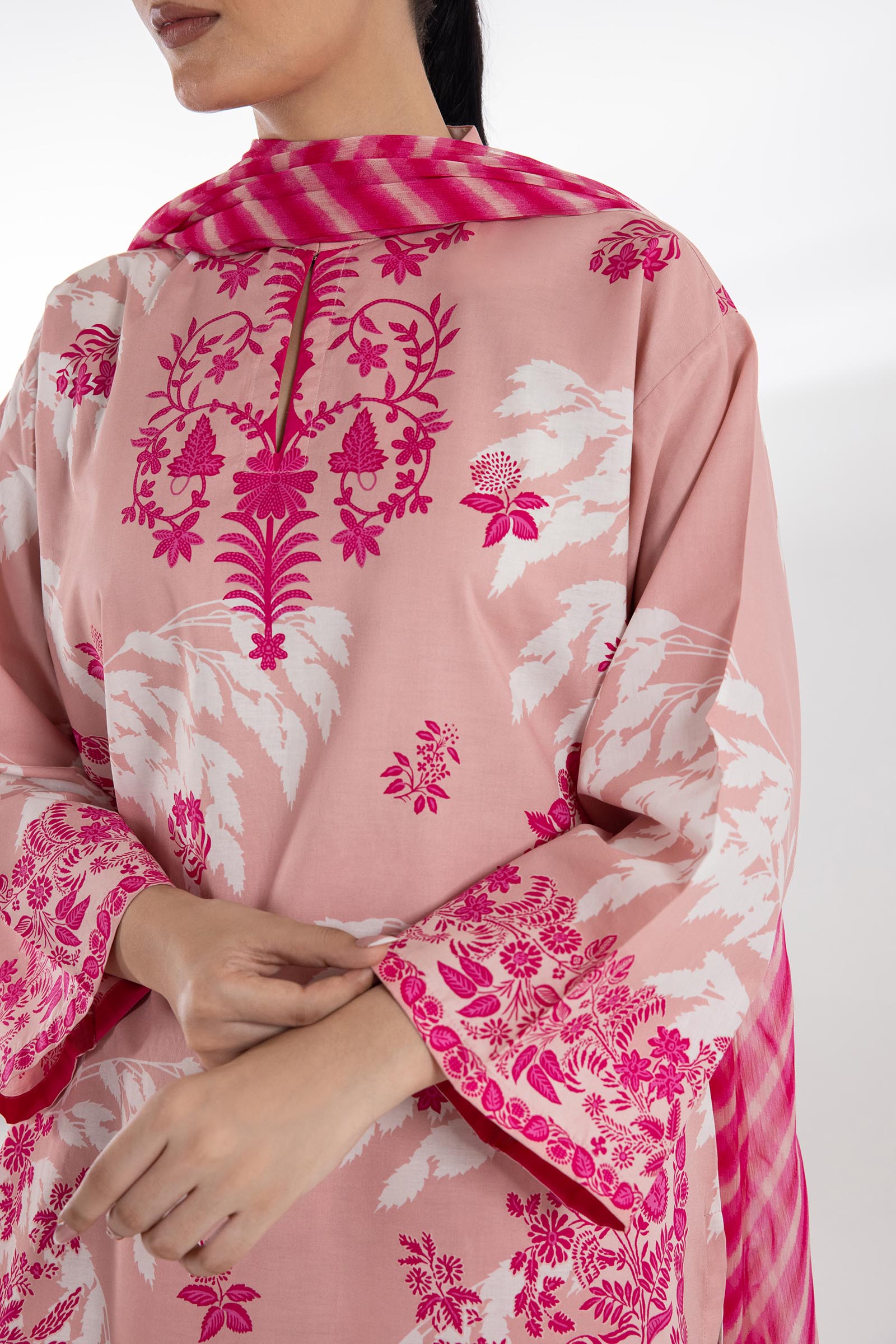 Sana Safinaz | Luxury Pret | Luxury Lawn Suit SC26MHY303AP3 - Dress - available at Maria Faisal in UK and USA.