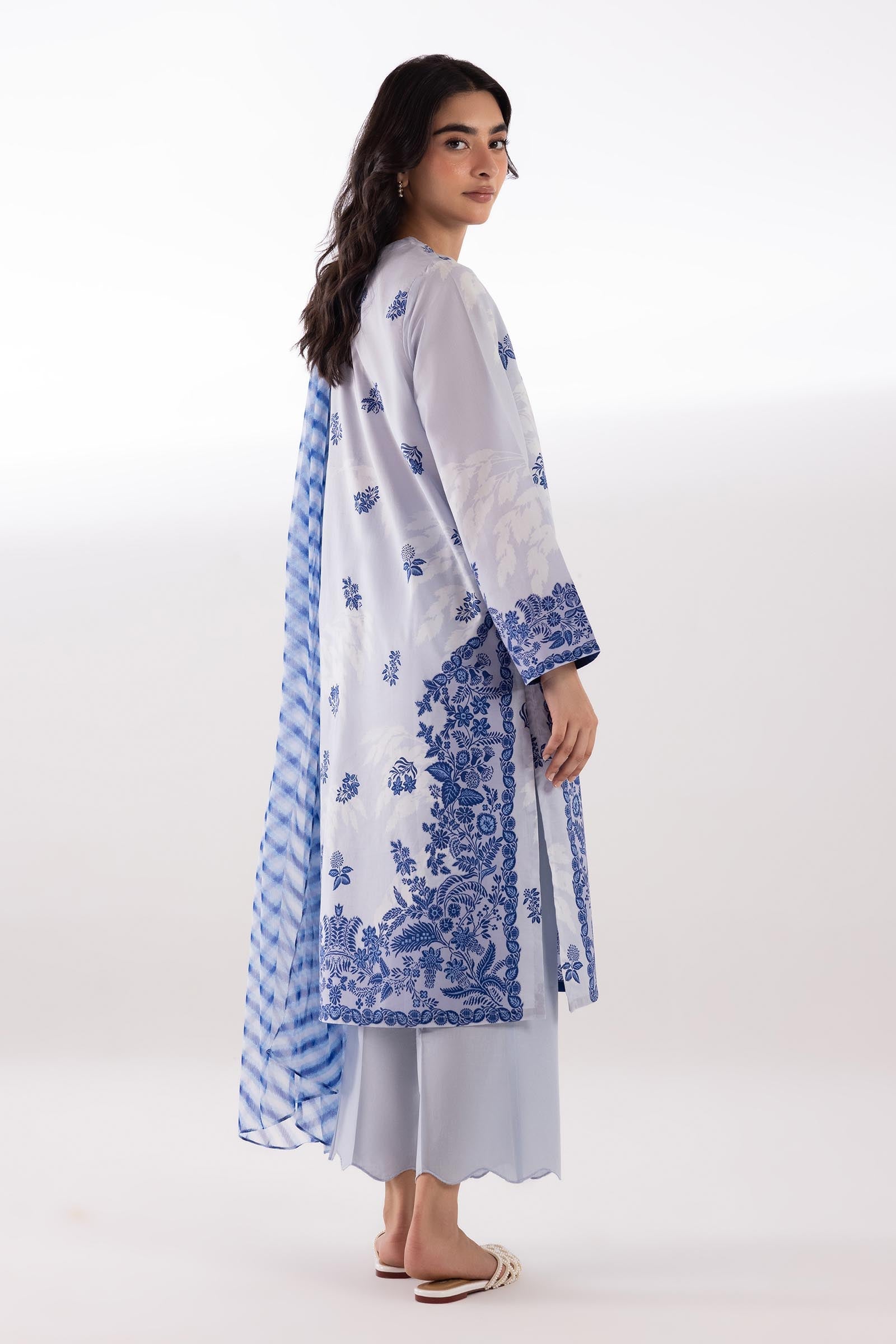 Sana Safinaz | Luxury Pret | Luxury Lawn Suit SC26MHY303BP3 - Dress - available at Maria Faisal in UK and USA.