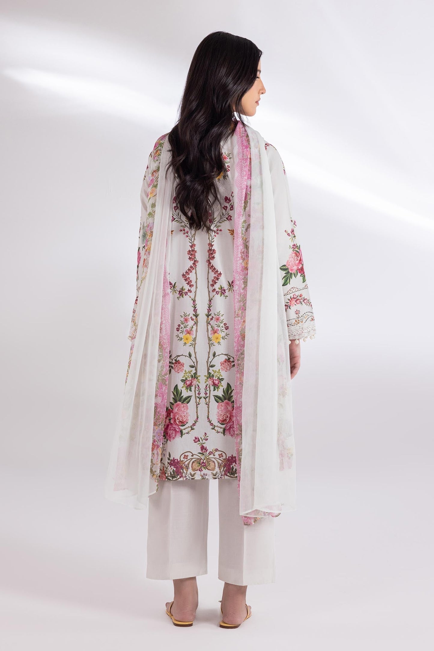Sana Safinaz | Luxury Pret | Luxury Lawn Suit SC26MUZ126AP3 - Dress - available at Maria Faisal in UK and USA.
