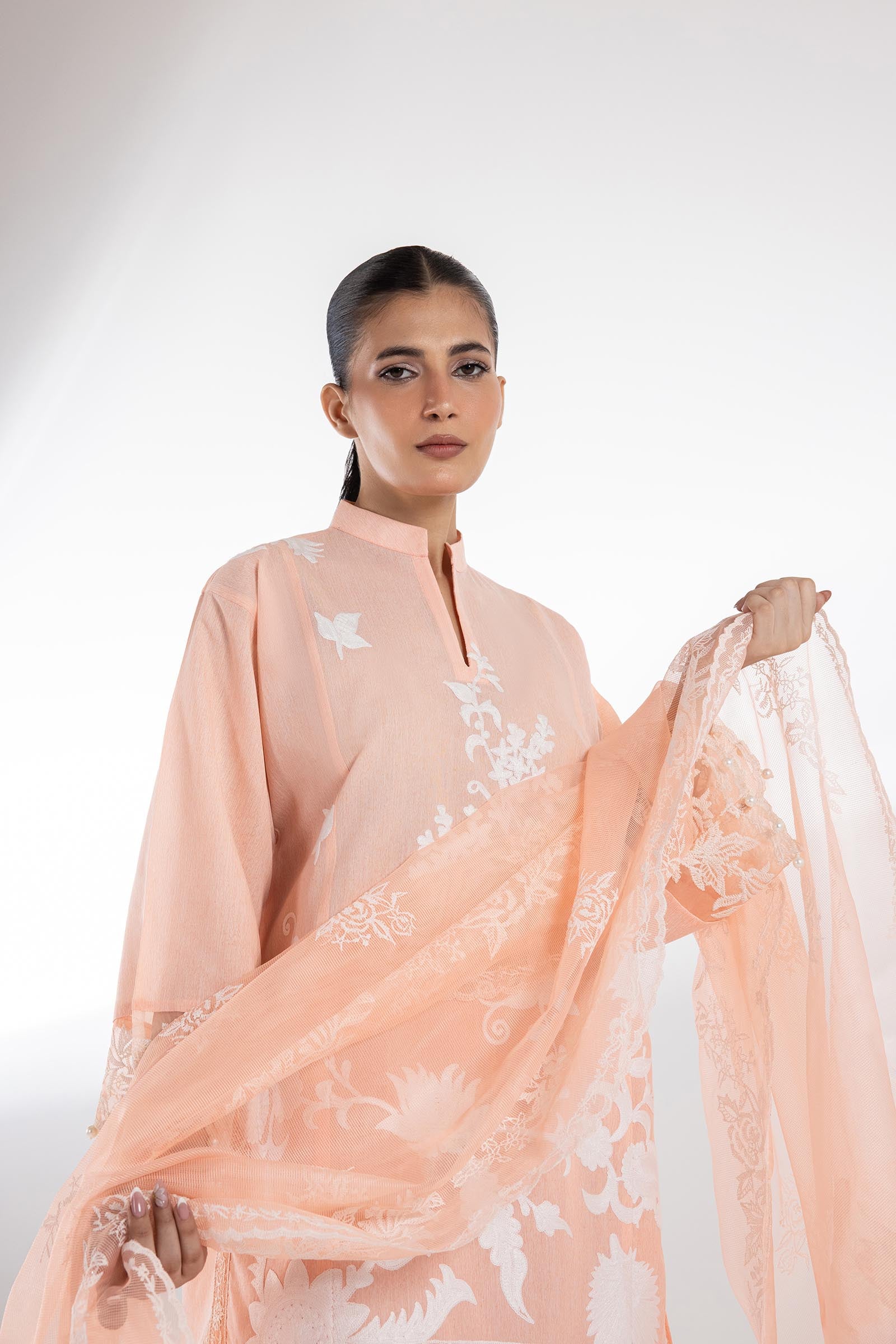 Sana Safinaz | Luxury Pret | Muzlin Lawn Suit SC26MUZ115AP3 - Dress - available at Maria Faisal in UK and USA.