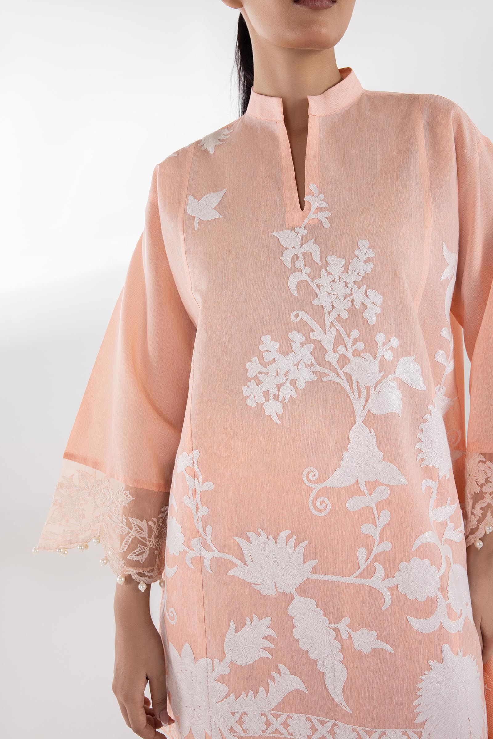 Sana Safinaz | Luxury Pret | Muzlin Lawn Suit SC26MUZ115AP3 - Dress - available at Maria Faisal in UK and USA.