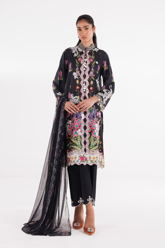 Sana Safinaz | Luxury Pret | Muzlin Lawn Suit SC26MUZ201AP3 - Dress - available at Maria Faisal in UK and USA.