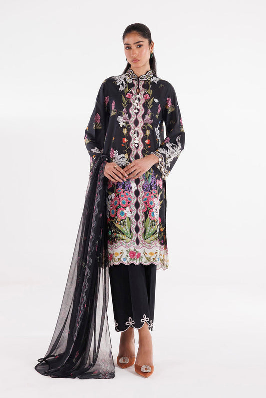 Sana Safinaz | Luxury Pret | Muzlin Lawn Suit SC26MUZ201AP3 - Dress - available at Maria Faisal in UK and USA.