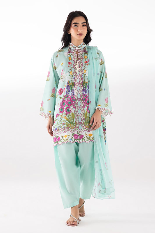 Sana Safinaz | Luxury Pret | Muzlin Lawn Suit SC26MUZ201BP3 - Dress - available at Maria Faisal in UK and USA.