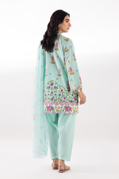 Sana Safinaz | Luxury Pret | Muzlin Lawn Suit SC26MUZ201BP3 - Dress - available at Maria Faisal in UK and USA.