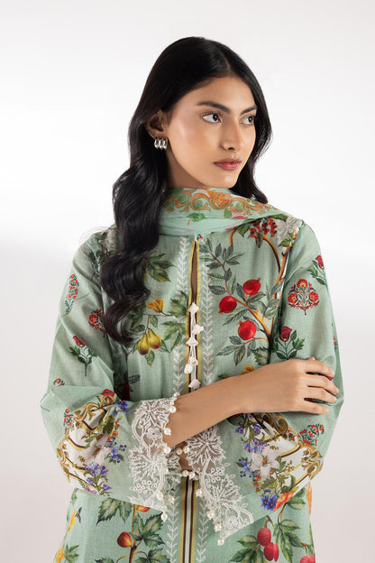 Sana Safinaz | Luxury Pret | Lawn Muzlin Suit SC26MUZ204BP3 - Dress - available at Maria Faisal in UK and USA.