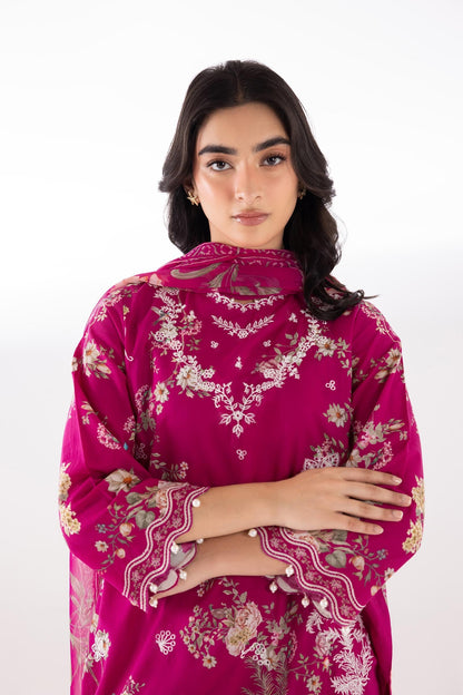 Sana Safinaz | Luxury Pret | Muzlin Lawn Suit SC26MUZ208AP3 - Dress - available at Maria Faisal in UK and USA.