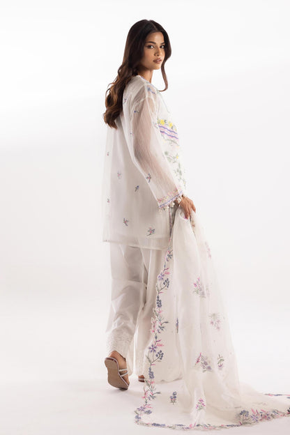 Sana Safinaz | Luxury Pret | Lawn Muzlin Suit SC26MUZ214BP3 - Dress - available at Maria Faisal in UK and USA.
