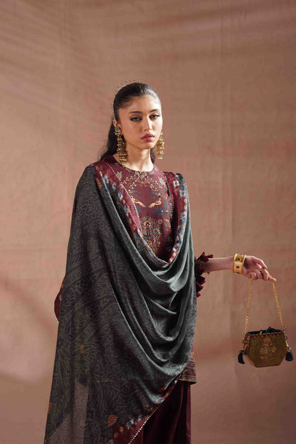 Saira Rizwan | Ramadan Edit 26 | YARA- SRRSP-26-04 - Dress - available at Maria Faisal in UK and USA.