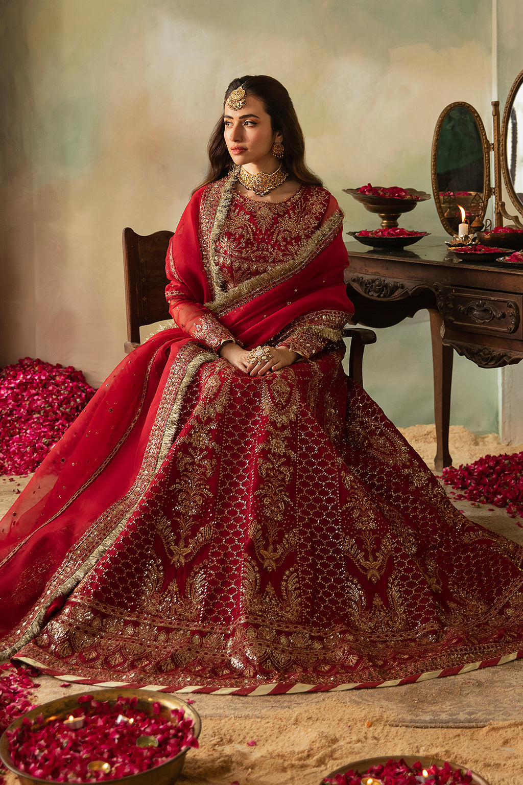 Saad Shaikh | Elana Wedding Formals |  Cerise - Ladies Clothes - Maria Faisal