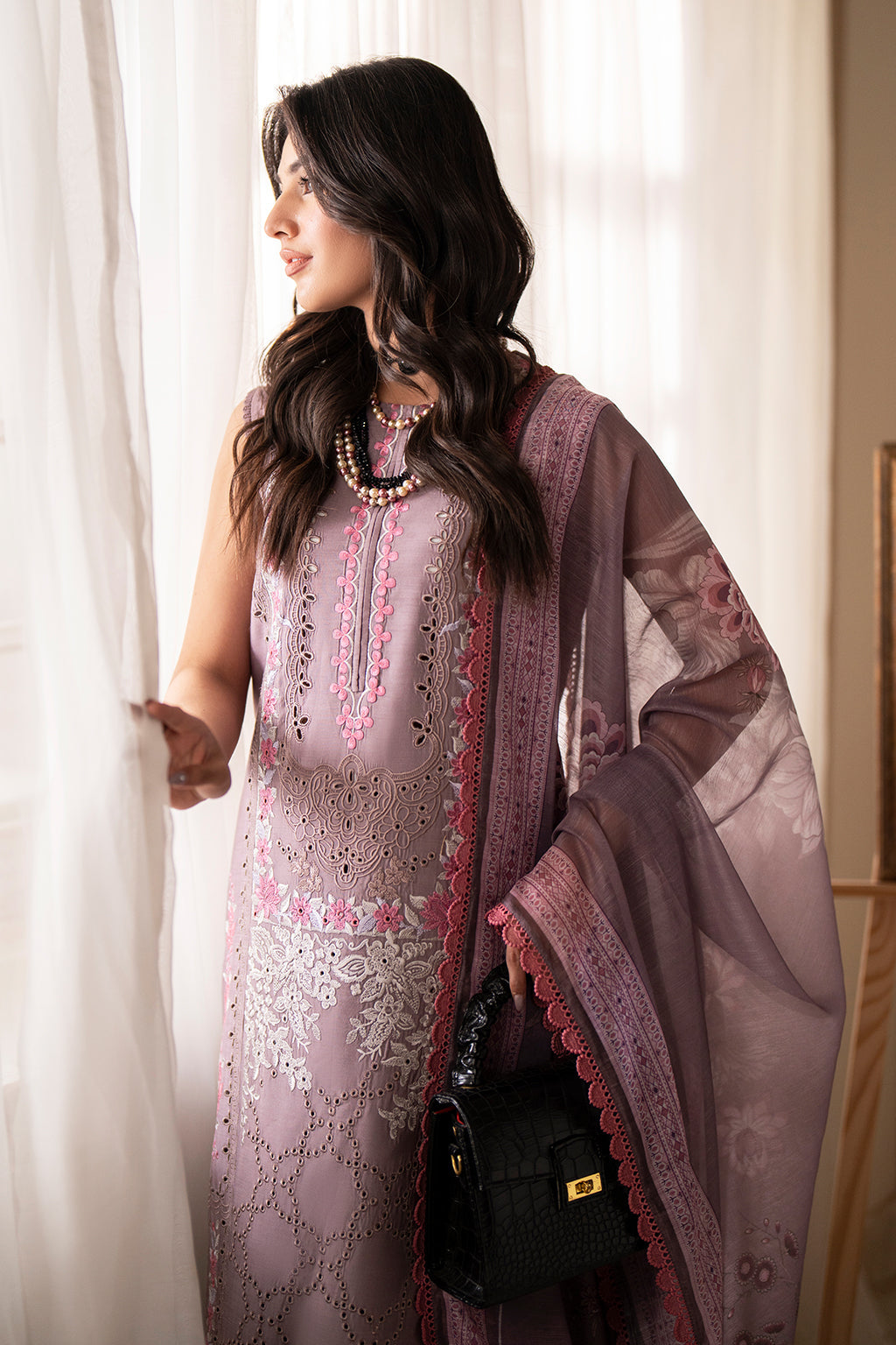 Saad Shaikh | Lumiere Winter |  D-01 Celestial - Designer Dress with Intricate embroidery and embellishments. Shop elegent wedding dress at Maria Faisal.