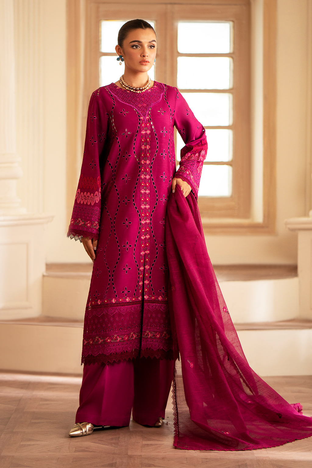 Saad Shaikh | Lumiere Winter |  D-04 Arcilla - Designer Dress with Intricate embroidery and embellishments. Shop elegent wedding dress at Maria Faisal.