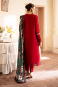 Saad Shaikh | Lumiere Winter |  D-07 Coral - Designer Dress with Intricate embroidery and embellishments. Shop elegent wedding dress at Maria Faisal.