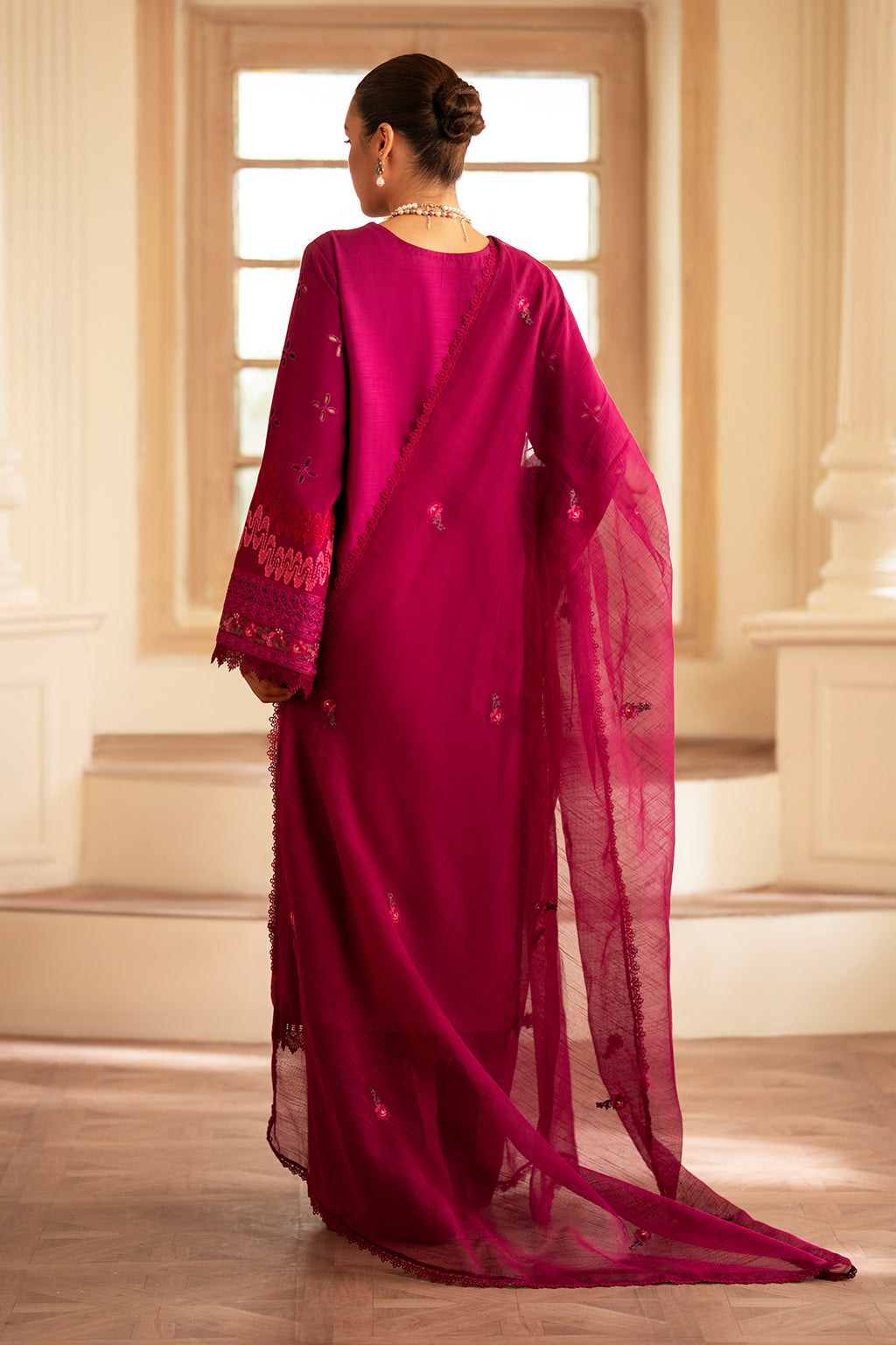 Saad Shaikh | Lumiere Winter |  D-04 Arcilla - Designer Dress with Intricate embroidery and embellishments. Shop elegent wedding dress at Maria Faisal.