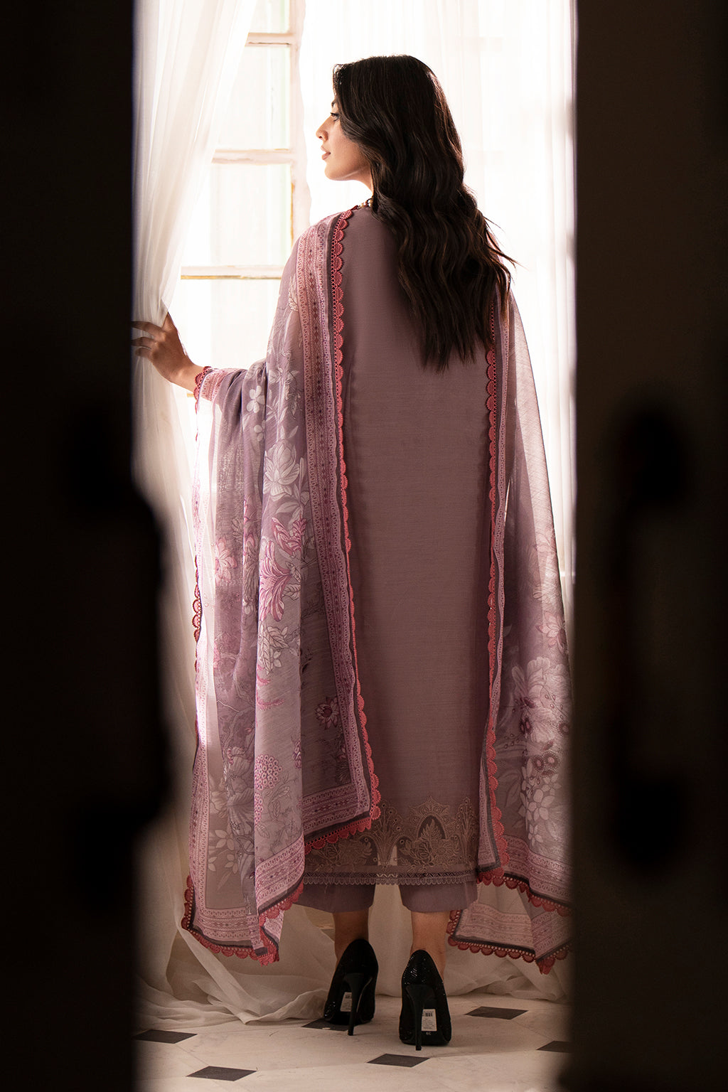Saad Shaikh | Lumiere Winter |  D-01 Celestial - Designer Dress with Intricate embroidery and embellishments. Shop elegent wedding dress at Maria Faisal.