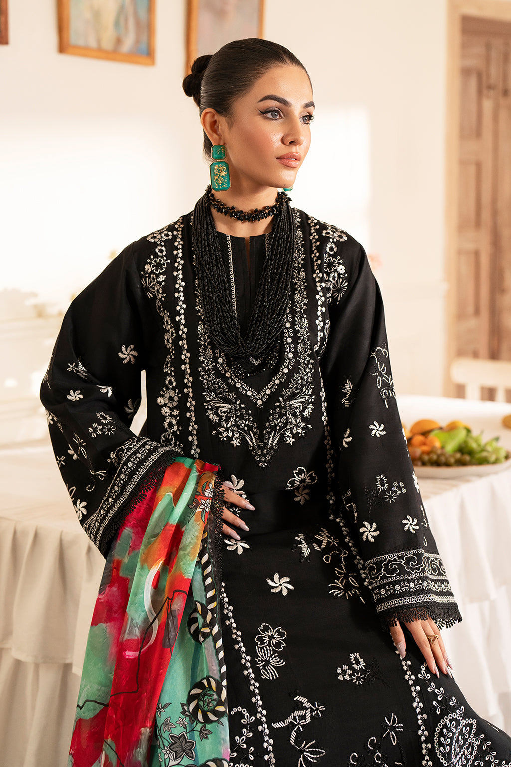 Saad Shaikh | Lumiere Winter |  D-06 Seina - Designer Dress with Intricate embroidery and embellishments. Shop elegent wedding dress at Maria Faisal.