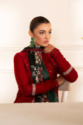 Saad Shaikh | Lumiere Winter |  D-07 Coral - Designer Dress with Intricate embroidery and embellishments. Shop elegent wedding dress at Maria Faisal.