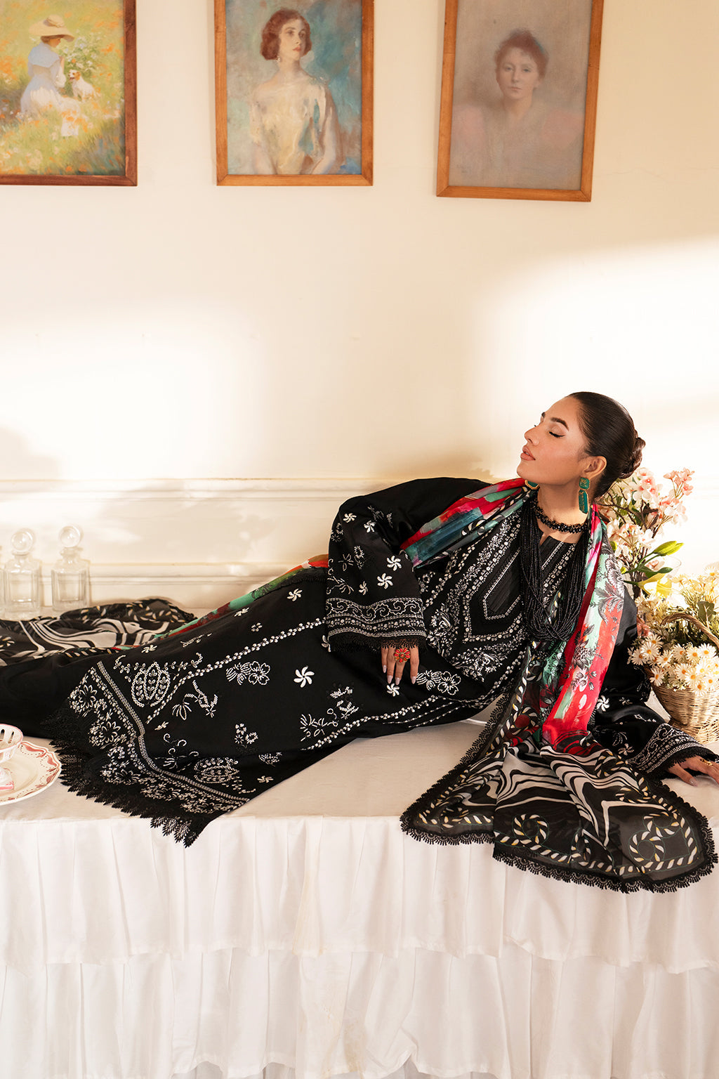 Saad Shaikh | Lumiere Winter |  D-06 Seina - Designer Dress with Intricate embroidery and embellishments. Shop elegent wedding dress at Maria Faisal.