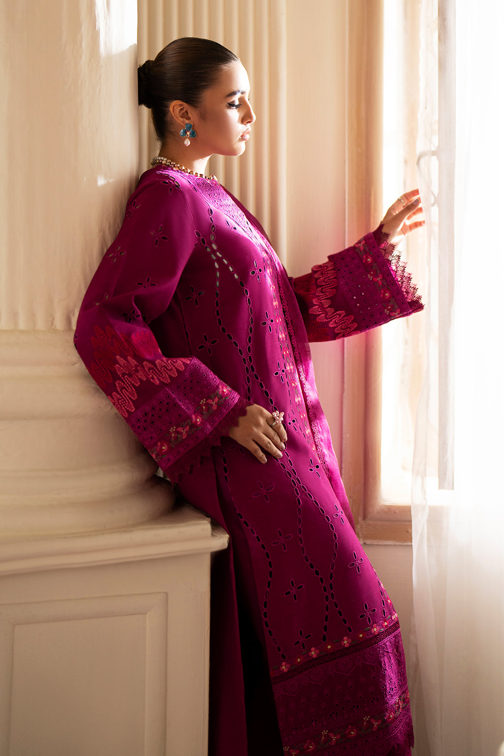 Saad Shaikh | Lumiere Winter |  D-04 Arcilla - Designer Dress with Intricate embroidery and embellishments. Shop elegent wedding dress at Maria Faisal.