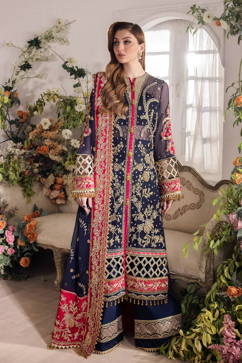 Saad Shaikh | Panache Luxury Chiffon 24 | Zofiya - Wedding Dress - Maria Faisal