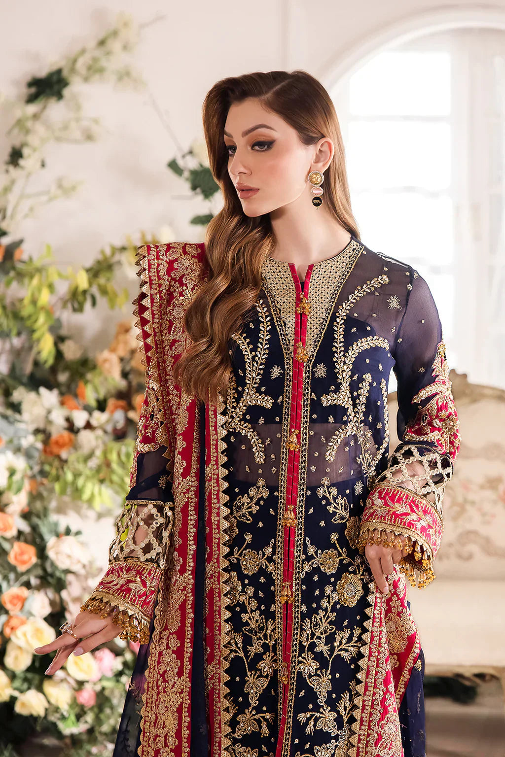 Saad Shaikh | Panache Luxury Chiffon 24 | Zofiya - Wedding Dress - Maria Faisal