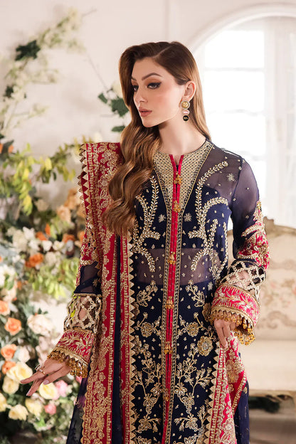 Saad Shaikh | Panache Luxury Chiffon 24 | Zofiya - Wedding Dress - Maria Faisal