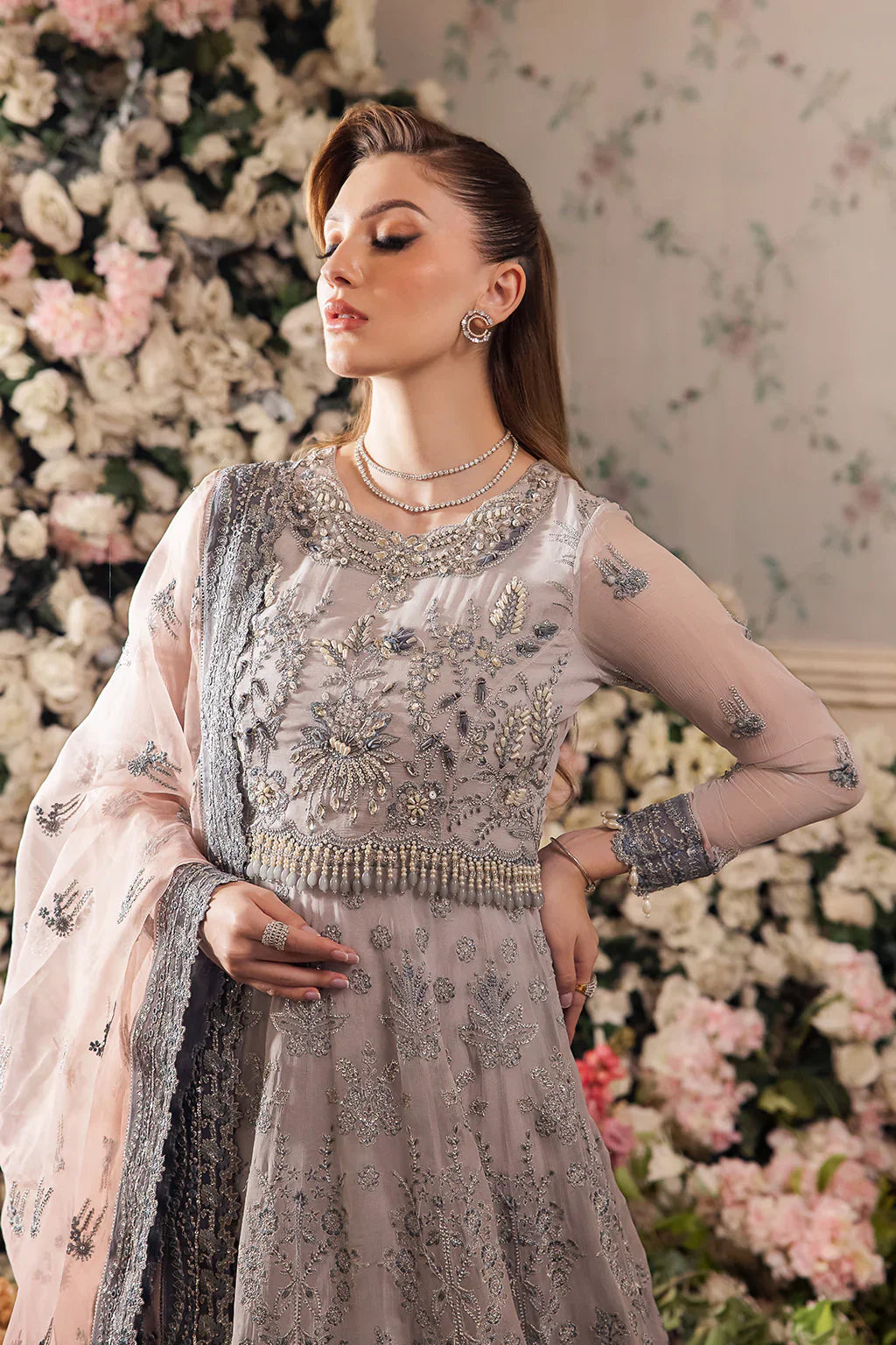 Saad Shaikh | Panache Luxury Chiffon 24 | Insiya - Wedding Dress - Maria Faisal