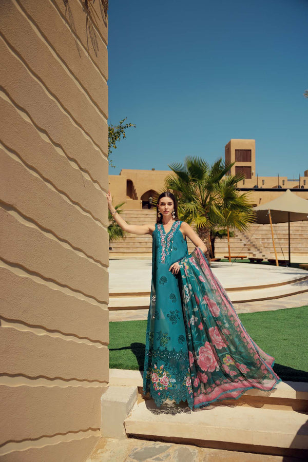 Noor by Saadia Asad | Eid Laserkari Lawn 24 | D4 - Maria Faisal