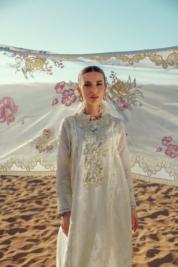 Noor by Saadia Asad | Eid Laserkari Lawn 24 | D2 - Maria Faisal