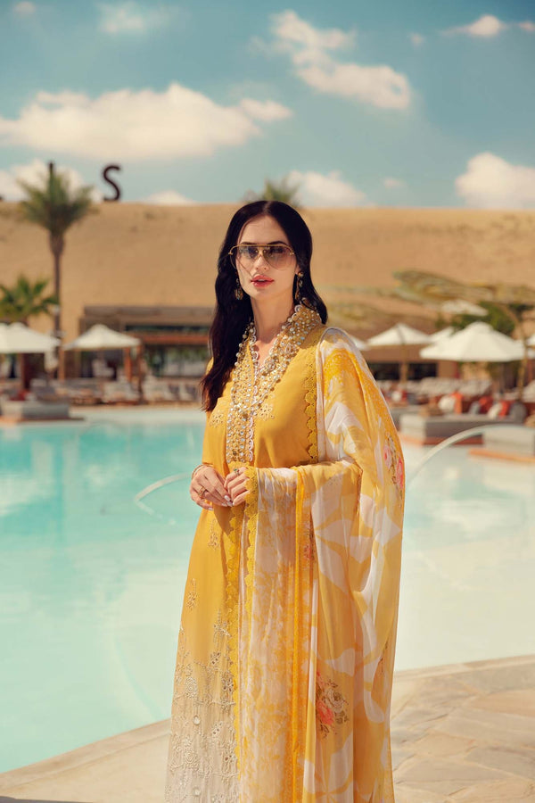 Noor by Saadia Asad | Eid Laserkari Lawn 24 | D9 - Maria Faisal
