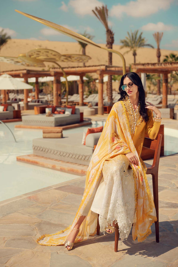 Noor by Saadia Asad | Eid Laserkari Lawn 24 | D9 - Maria Faisal