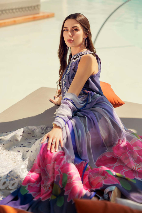 Noor by Saadia Asad | Eid Laserkari Lawn 24 | D3 - Maria Faisal