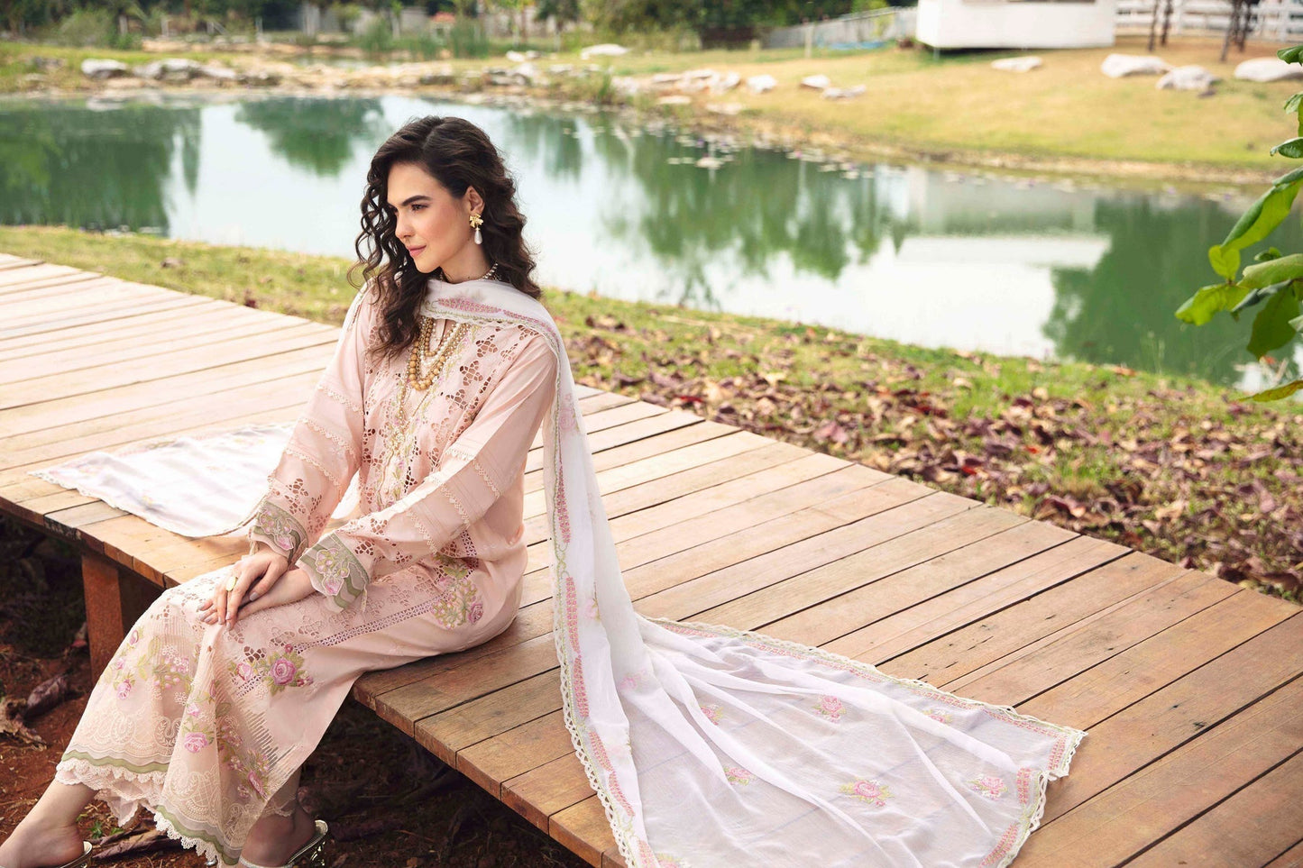 Sable Vogue | Luxury Lawn 24 | Asmara - Ladies Clothes - Maria Faisal