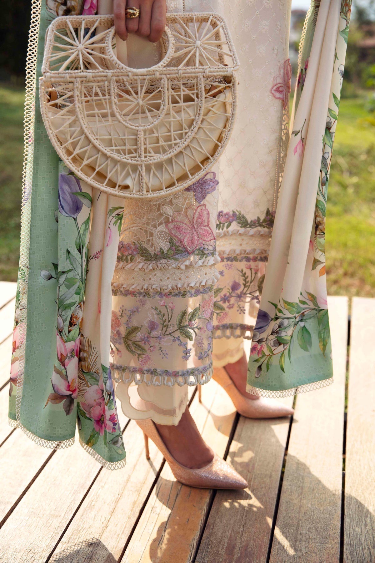 Sable Vogue | Luxury Lawn 24 | Ivy - Ladies Clothes - Maria Faisal