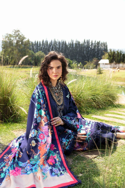 Sable Vogue | Luxury Lawn 24 | Blossom - Ladies Clothes - Maria Faisal