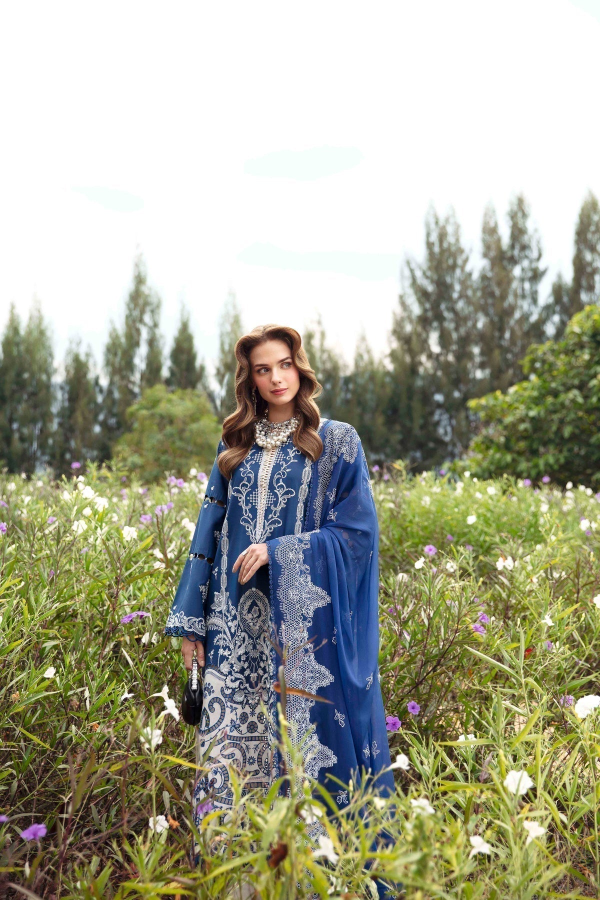 Sable Vogue | Luxury Lawn 24 | Afina - Ladies Clothes - Maria Faisal