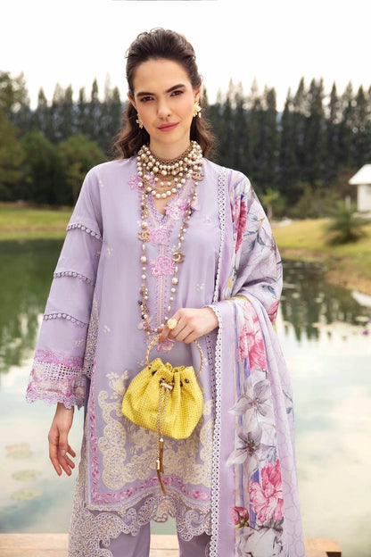 Sable Vogue | Luxury Lawn 24 | Aster - Ladies Clothes - Maria Faisal