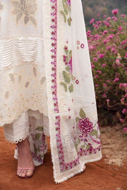 Sable Vogue | Luxury Lawn 24 | Lyra - Ladies Clothes - Maria Faisal