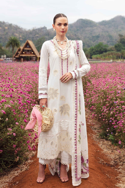 Sable Vogue | Luxury Lawn 24 | Lyra - Ladies Clothes - Maria Faisal