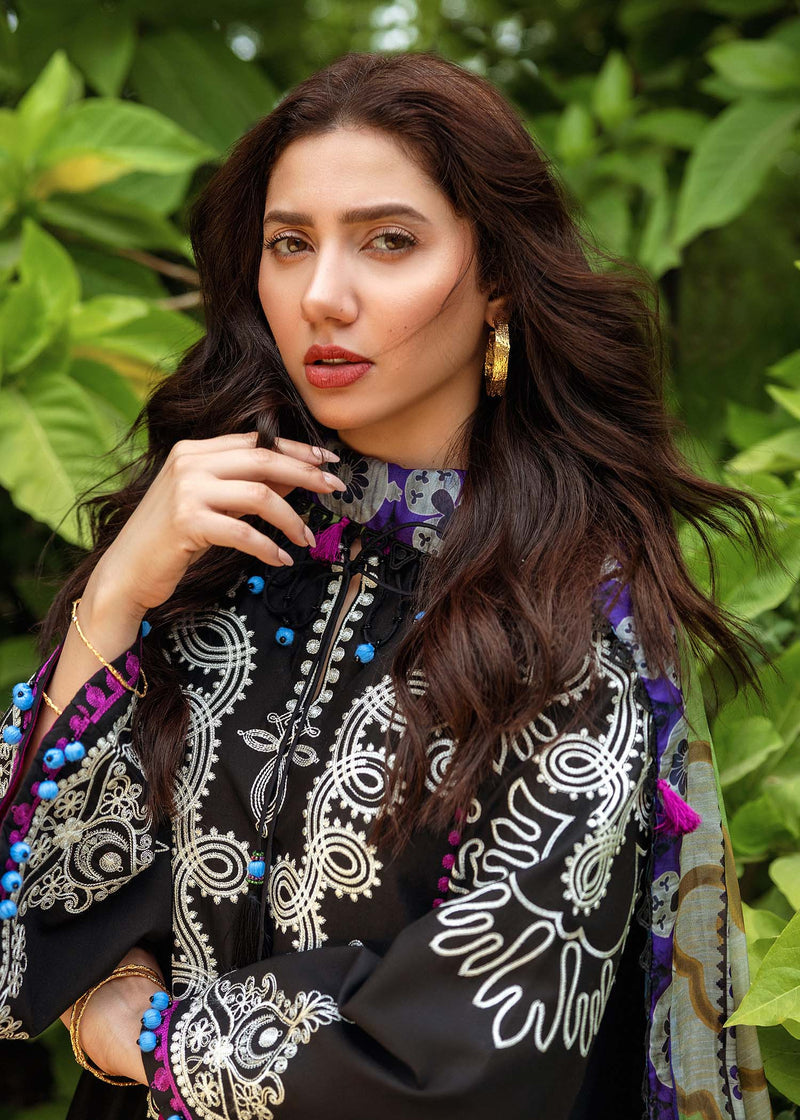 Sadaf Fawad Khan | Lawn 24 | Helen (A) - Designer Dress with Intricate embroidery and embellishments. Shop elegent wedding dress at Maria Faisal.