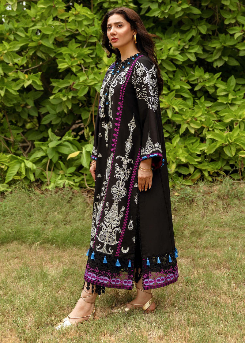 Sadaf Fawad Khan | Lawn 24 | Helen (A) - Designer Dress with Intricate embroidery and embellishments. Shop elegent wedding dress at Maria Faisal.